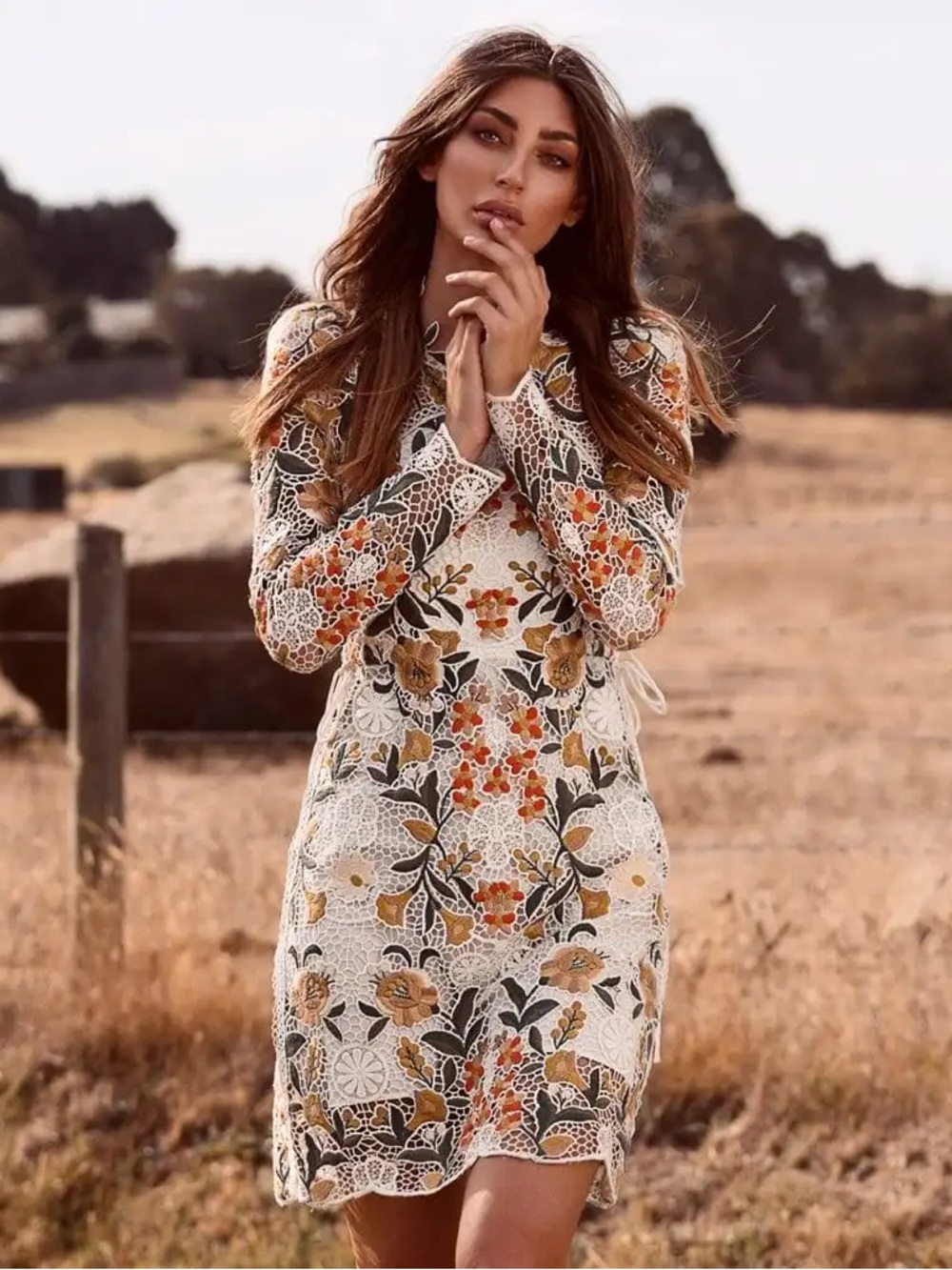 NWT THURLEY Vasette Lace Mini Dress